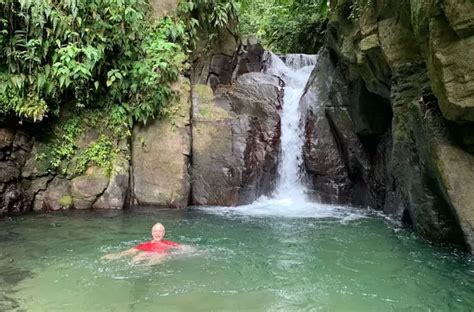 The naturist beach of Anse Trabaud in Martinique